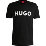 Hugo Dulivio Korte Mouwen Ronde Hals T shirt Zwart Man