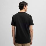 Hugo Dulivio Korte Mouwen Ronde Hals T shirt Zwart Man