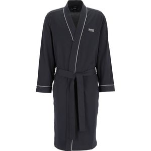 HUGO BOSS - Kimono - Ochtendjas - Zwart - 100% Katoen, Dunner dan Badstof