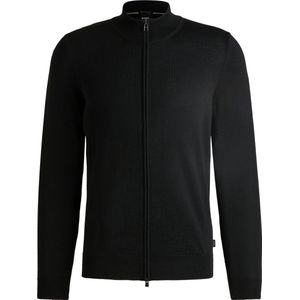 BOSS - Balonso Cardigan - Zwart - 100% Virgin Wol