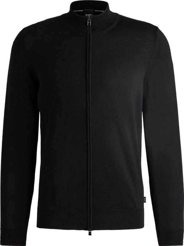 BOSS Herren Balonso Regular-Fit Cardigan aus Schurwolle mit ... M
