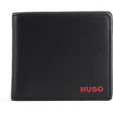Hugo Subway 4 CC Coin Wallet black/red Heren portemonnee