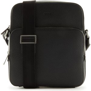 Hugo Boss BOSS Heren Crossbody tas Leer - Zwart