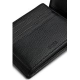 Boss Galerie Portemonnee RFID Leer 11,5 cm black