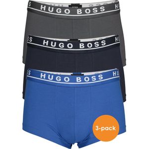 BOSS - Power - Boxershorts - Blauw - Grijs Gemêleerd - Zwart - Wit - 3 Pack