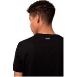 Hugo T-shirt Met Korte Mouwen Zwart L Man