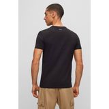 Hugo T-shirt Met Korte Mouwen Zwart L Man