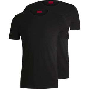 Hugo T-shirt Met Korte Mouwen Zwart L Man