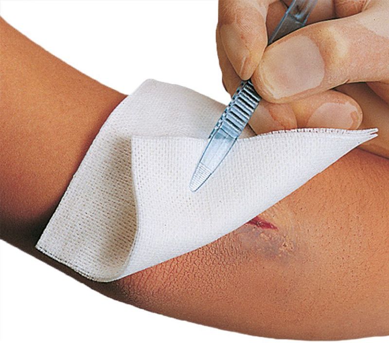 Vliwasoft - Vlieskompres - 10 x 10 cm - 4-laags - Sterk Absorberend