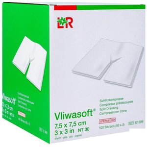 Vliwasoft - Kp Ster 4pl - Afvoerpluggen - Split 7,5x7,5cm - 2x50