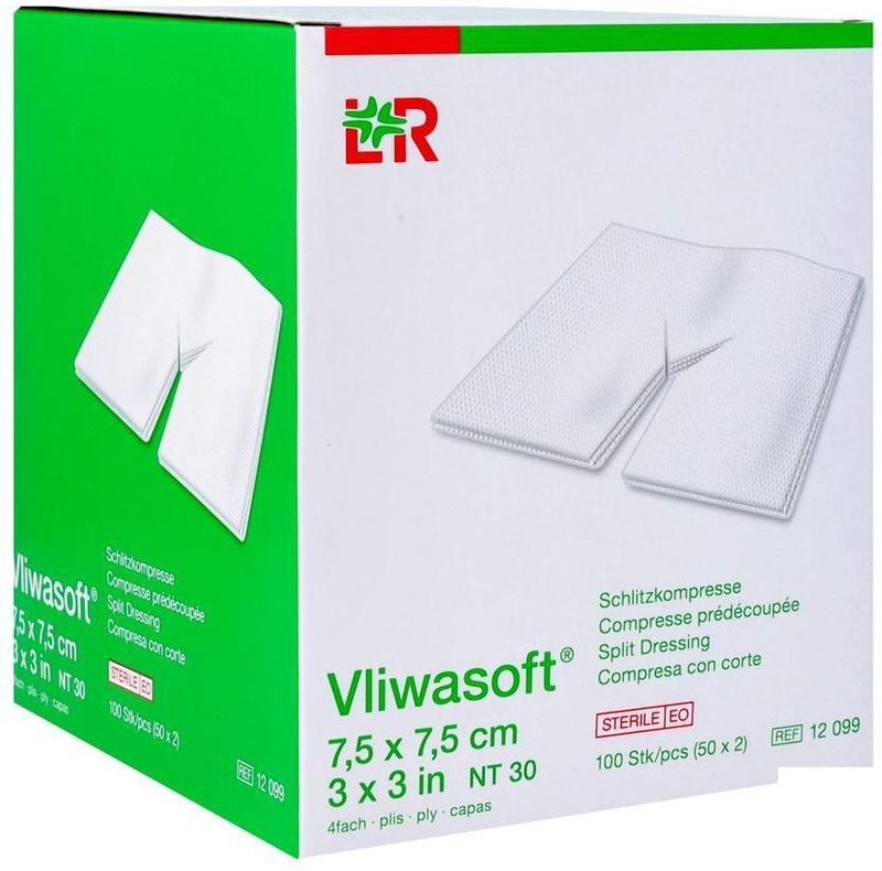 Vliwasoft - Kp Ster 4pl - Afvoerpluggen - Split 7,5x7,5cm - 2x50