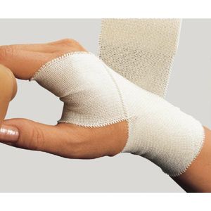 Lohmann & Rauscher - Elastisch Verband - Wit - 100% Katoen - 5m x 4cm