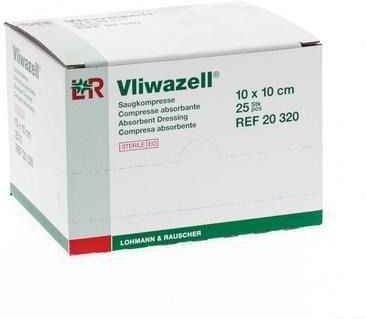 Gaaskompres - Licht Blauw - 100% Polypropyleenvezelstof - Voor Geïnfecteerde Wonden