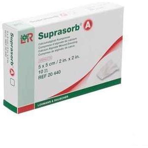 Suprasorb A 5x5cm 10 stuks