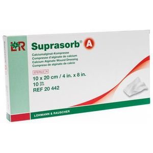 Suprasorb - A - Gaaskompressen - Steriel - 10x20cm - 10 Stuks