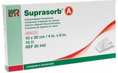 Suprasorb - A - Gaaskompressen - Steriel - 10x20cm - 10 Stuks