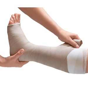 Gaaskompres - Elastisch - Katoen/Polyamide - Sterk Comprimerend