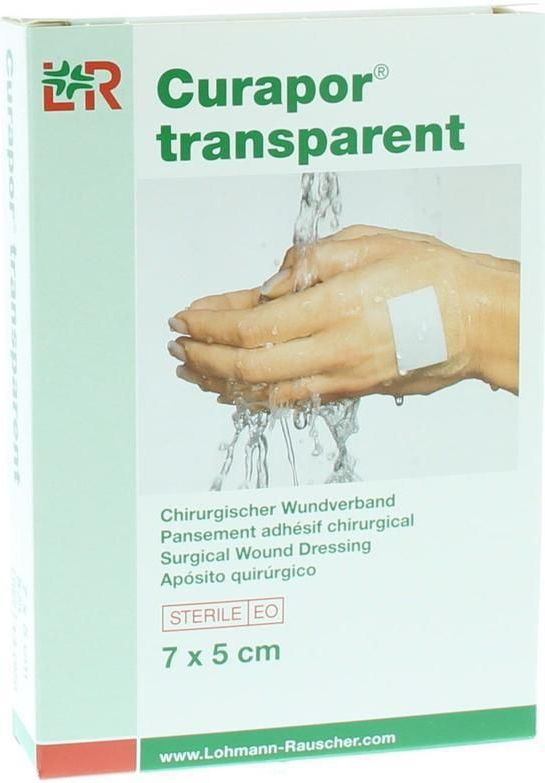 Curapor Wundverband steril transparent 5x7 cm 5 St Pflaster