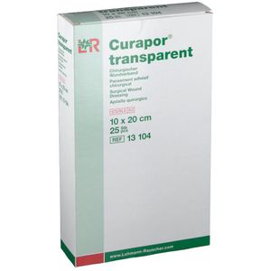 Curapor - Eilandpleister - Transparant - 10 x 20 cm - 25 Stuks