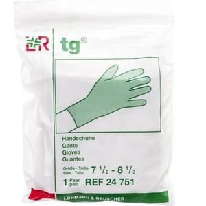 Tg Handschoen 100% Kat. Middel 7,5-8,5 (paar)24751  -  Lohmann & Rauscher