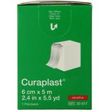Curaplast - Sensitive - Hypoallergene Pleisterrol - Lichtbruin - 5m x 6cm