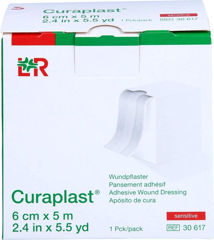 Curaplast - Sensitive - Hypoallergene Pleisterrol - Lichtbruin - 5m x 6cm