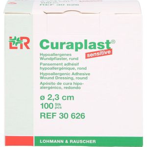 Curaplast Ronde Pleister Sensitive 2,3 cm voor Gevoelige Huid
