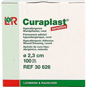 Curaplast Ronde Pleister Sensitive 2,3 cm voor Gevoelige Huid