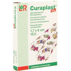Curaplast kids 1,7x6cm 15 stuks