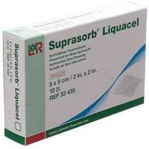 Suprasorb Liquacel 5x5cm 10 stuks