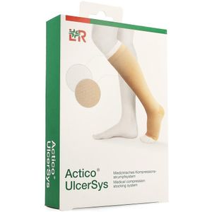 Actico - UlcerSys - Steunkousen - Nude-Wit - 1 Verband