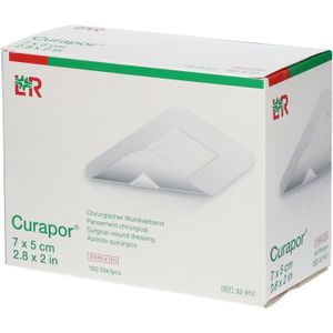 Curapor - 7 x 5 cm - Wondverband - Steriel - 100 Stuks