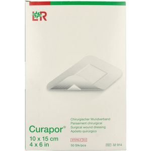 Curapor - Eilandpleister - 10 x 15 cm - Steriel - 50 Stuks