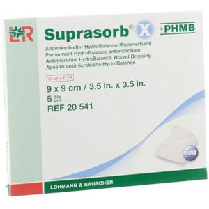 Lohmann & Rauscher - Suprasorb X - Verband - Steriel - 9x9cm - Antimicrobieel met PHMB