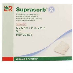 Suprasorb X Kp Cellulose Ster 5x 5cm 5 20534  -  Lohmann & Rauscher