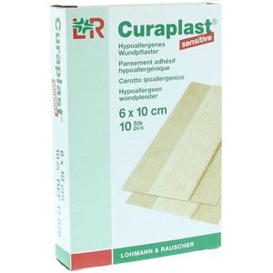 Curaplast Wondpleister sensitive 10 cm x 6 cm 10st