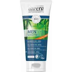 Lavera - 3-in-1 Douchegel - Men Sensitive - Biologische Guarana - Veganistisch - 200 ml