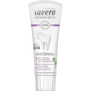 Lavera - Tandpasta Whitening - 75 ml - Natuurlijke Whitening - Glazuurvriendelijk
