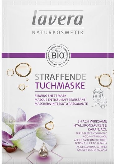 Lavera - Verstevigend Sheetmasker - Gezichtsmasker - Edelweiss - Hyaluron