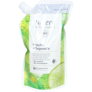 lavera Frisch Bio-Limette & Bio-Zitronengras-Refill Vloeibare zeep, 500 ml