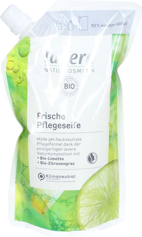 lavera - Frisch Bio-Limette & Bio-Zitronengras - Vloeibare Zeep - 500 ml