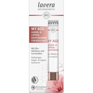 Lavera My age oog- en lipcontourcreme bio FR-NL  15 Milliliter