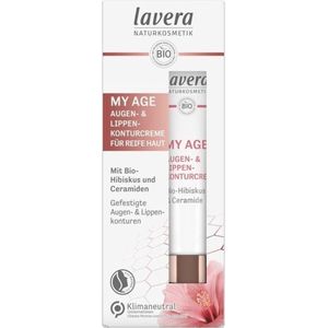 lavera My Age Contour crème voor ogen en lippen, 15 ml, 1 stuk