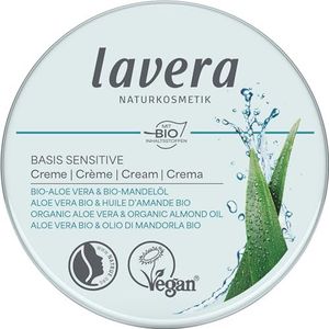 Lavera - Basis Sensitive - Gezichtscrème - Biologische Aloë Vera - Biologische Amandelolie