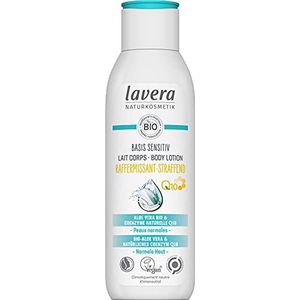 lavera Basis Sensitiv Verstevigende lichaamsmelk – natuurlijke cosmetica – veganistisch – biologische aloë vera & natuurlijk co-enzym Q10 – gecertificeerd – 250 ml