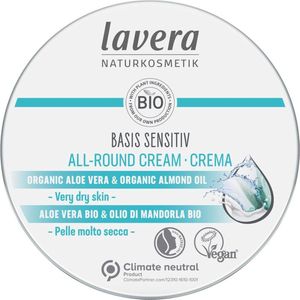 Lavera Basis Sensitiv Universele Crème voor Zeer Droge Huid 150 ml