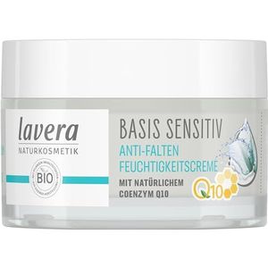lavera Basis sensitiv Feuchtigkeitscreme Q10 Dagcrème, 50 ml