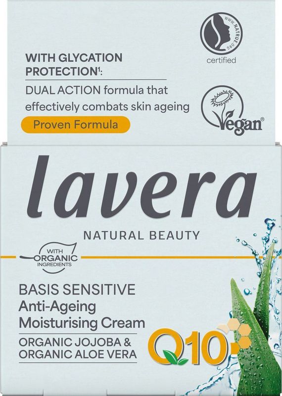 Lavera - Basis Sensitiv - Anti-Ageing Moisturizing Cream - 50ml - Natuurlijke Formule