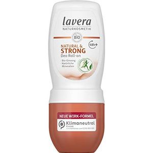 Lavera Roll-on Deo Roll-on natuurlijk & sterk 48+ h - veganistisch - natuurlijke cosmetica - biologische ginseng & natuurlijke mineralen - zonder aluminium - betrouwbaar beschermd - 48 uur deodorant