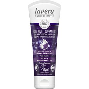 Lavera - Good Night - 2-in-1 Handcrème & Masker - 75 ml - Veganistisch - Microplasticvrij